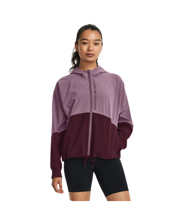 Women's UA Woven Full-Zip Jacket 