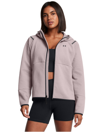 Women's UA Unstoppable Fleece Grid Full Zip 