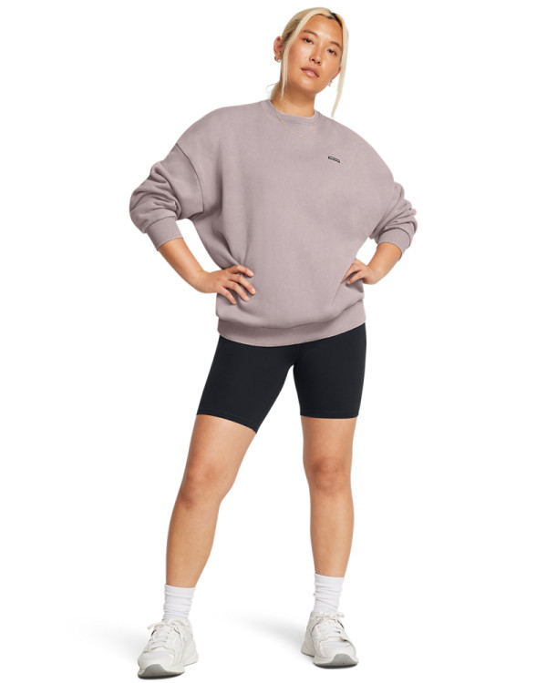 Women's UA Icon Heavyweight Fleece Oversized Crew 