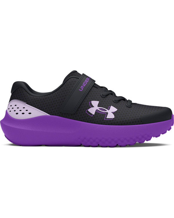 Girls' Pre-School UA Surge 4 AC Running Shoes 