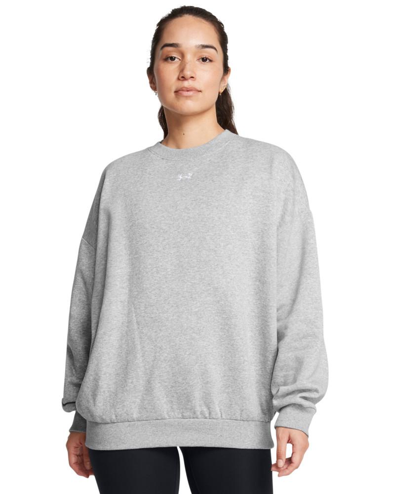 Women's UA Rival Fleece Oversized Crew 