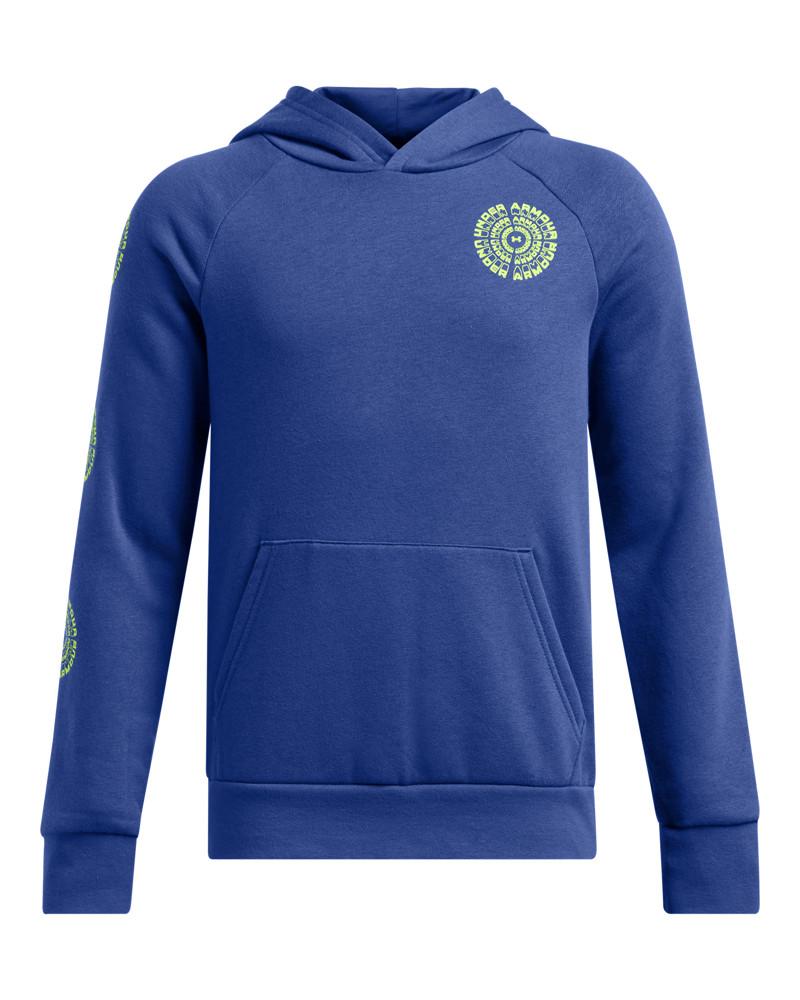 Boys' UA Rival Fleece Spiral Logo Hoodie 